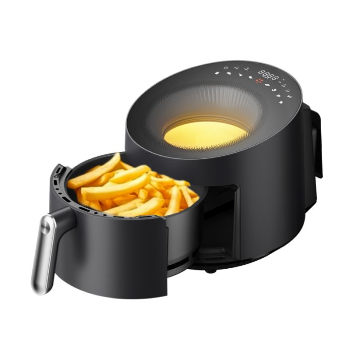 panorama design cuisine equipee moderne Friteuse sans Huile 1 bac 5L Air Fryer control Digital